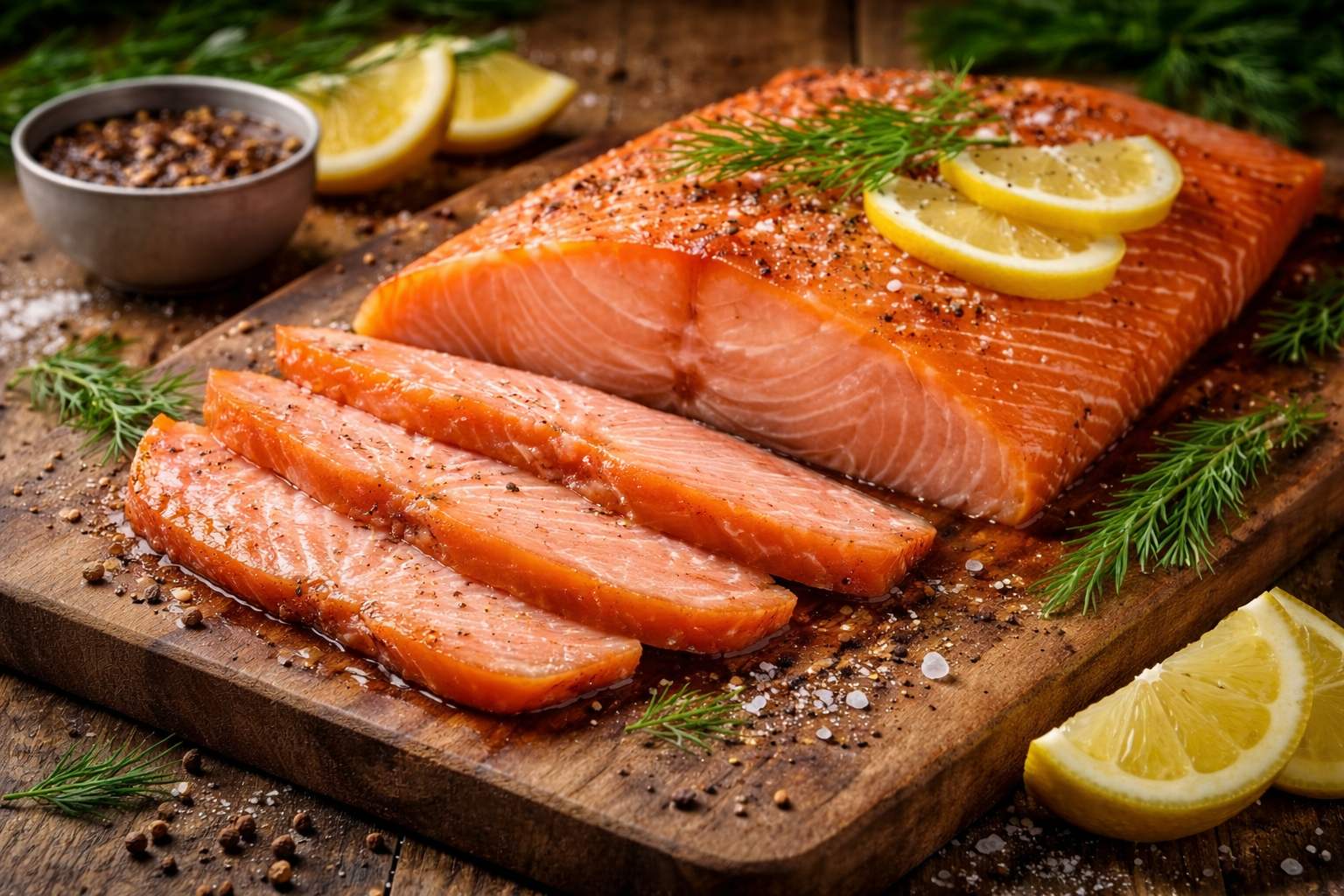 Salmón ahumado gourmet